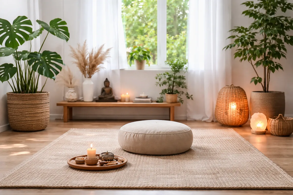 Les bienfaits d'un espace de méditation à domicile