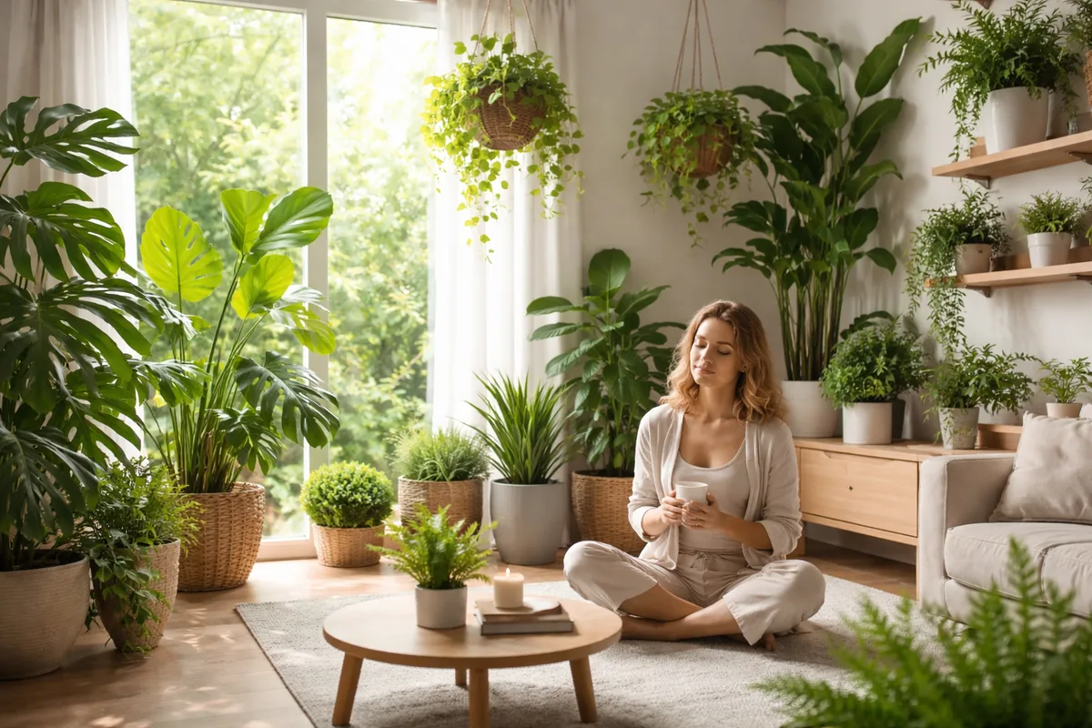 Les bienfaits d'un jardin intérieur pour votre bien-être