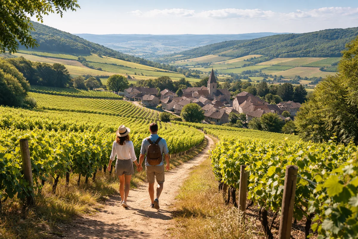 L'art de la balade en bourgogne : entre paysages et découvertes