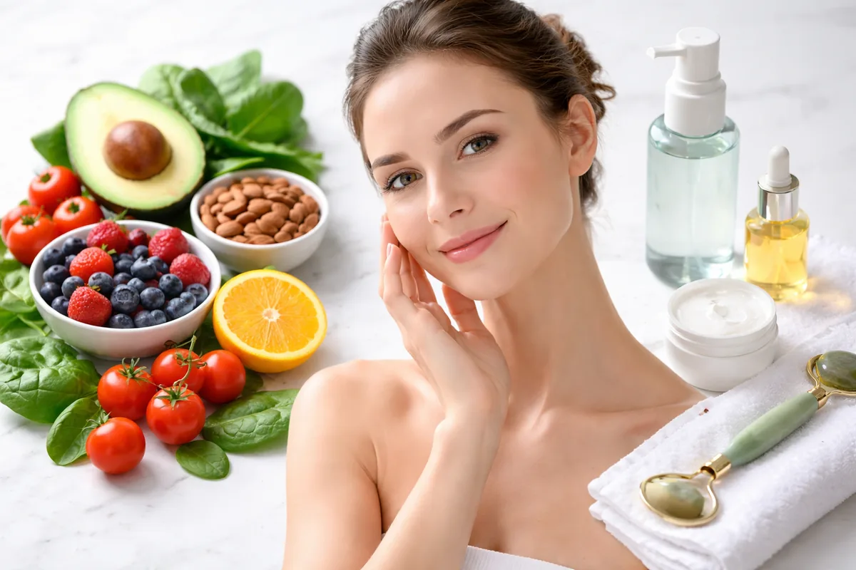 Les clés pour une peau radieuse : alimentation et soins ciblés
